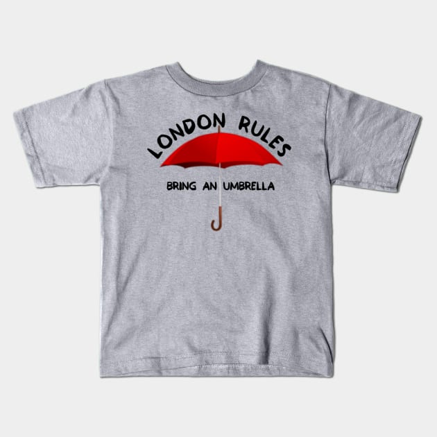 London Rules Kids T-Shirt by FirstTees